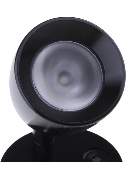 2x 12 V / 3W Tekne LED Spot Iç Okuma Işık Duvar Lambası 3000 K Siyah (Yurt Dışından)