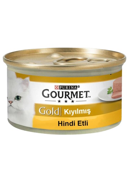 Gourmet Gold Kıyılmış Hindili Kedi Konservesi 85G (6 Al 5 Öde)