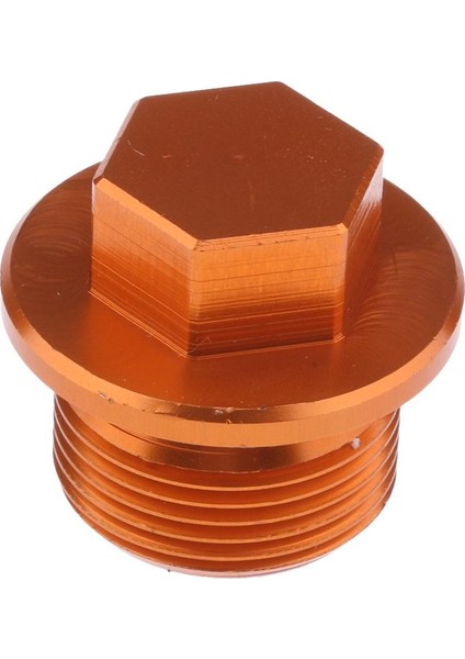 1 Parça Turuncu Motosiklet Alüminyum Motor Yakıt Filtresi Kapağı Kapağı 12CC 200CC 390CC Uyar (Yurt Dışından)