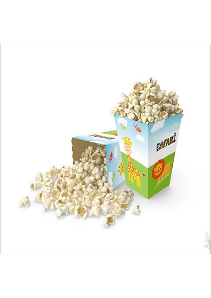 Safari Sevimli Hayvanlar Mısır Kutusu, 8 Adet modelleri