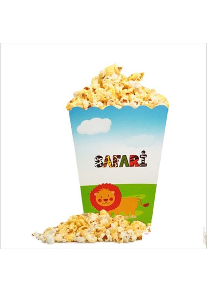 Safari Sevimli Hayvanlar Mısır Kutusu, 8 Adet fırsatları