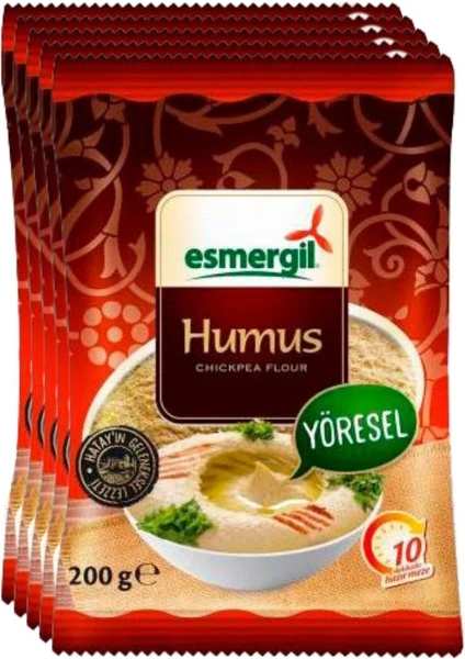 Esmergil Humus Nohut Unu 200  gr x 5 Adet