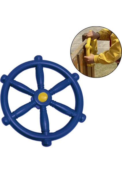 Taşınabilir Pretend Korsan Gemi Tekerlek Swing Set Backyard Eğlence Parkı Mavi (Yurt Dışından) indirimleri