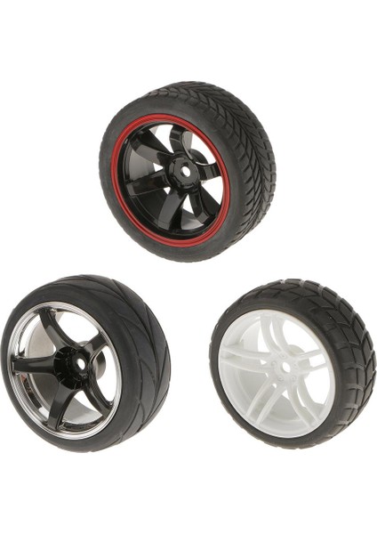 Düz Yarış Lastikleri Lastik Tekerlek ve Rim Fit Hsp Hpı 1:10 Rc On-Road Araba 701A-6085 (Yurt Dışından) modelleri