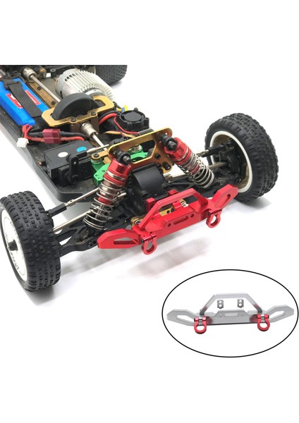 Wltoys 104001 Için Metal Ön Tampon 1/10 Ölçekli Rc Buggy Yükseltme Parçaları Kırmızı (Yurt Dışından) fırsatları