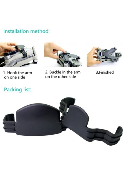2 Adet Pervane Bıçak Sabit Bundler Fixator Taban Djı Mavic Air 2 Hava 2 S (Yurt Dışından)