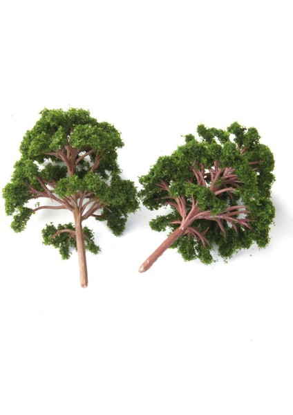 10 Adet Banyan Ağaçları Model Tren Manzara Peyzaj Ölçeği 1:75 - Koyu Yeşil (Yurt Dışından) modelleri