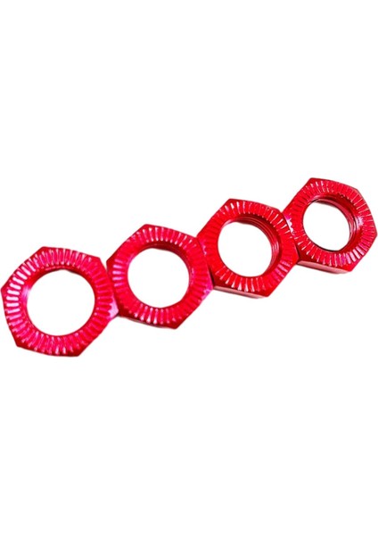4 Hex Wheel Somun 1: 7 1: 8 Rc Araçlar Yedek Parça Aksesuarları Kırmızı (Yurt Dışından) fiyatları