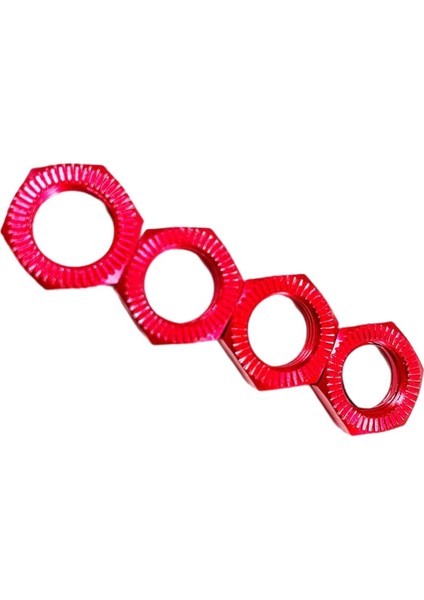4 Hex Wheel Somun 1: 7 1: 8 Rc Araçlar Yedek Parça Aksesuarları Kırmızı (Yurt Dışından) fırsatları