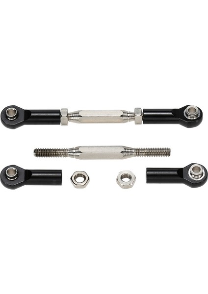 2x Siyah Alüminyum Servo Link Turnbuckle Rc Parçaları Hpı 1/10 3.0 Için Fit (Yurt Dışından)