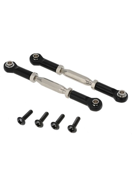 2x Siyah Alüminyum Servo Link Turnbuckle Rc Parçaları Hpı 1/10 3.0 Için Fit (Yurt Dışından)