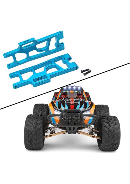 2x Arka Alt Arms 1:10 1:12 Ölçekli Rc Araba Wltoys Için A- 12401 12409 Mavi (Yurt Dışından)