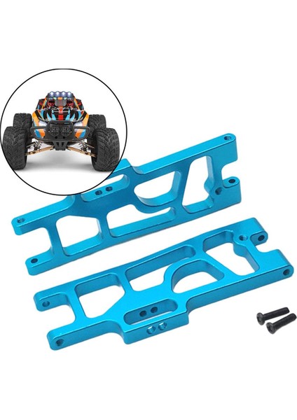 2x Arka Alt Arms 1:10 1:12 Ölçekli Rc Araba Wltoys Için A- 12401 12409 Mavi (Yurt Dışından)