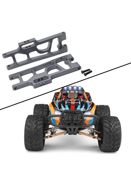 2x Arka Alt Arms 1:10 1:12 Ölçekli Rc Araba Wltoys Için A-Arms 12401 12409 Titanyum (Yurt Dışından) modelleri
