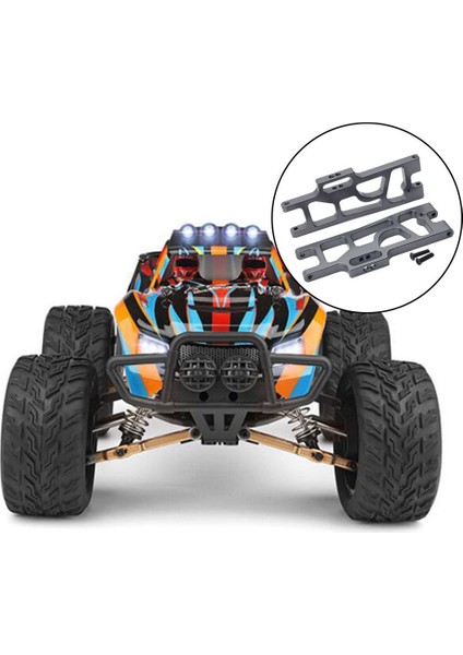 2x Arka Alt Arms 1:10 1:12 Ölçekli Rc Araba Wltoys Için A-Arms 12401 12409 Titanyum (Yurt Dışından) fırsatları