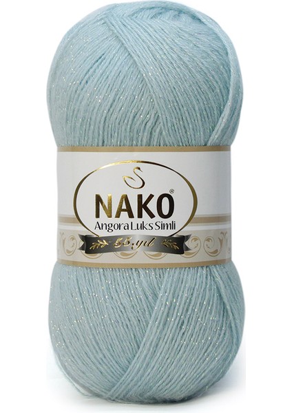 Angora Luks Simli Saraylı Mint 5 Adet 10471