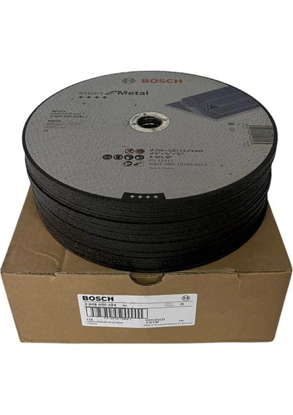 230X3 mm Expert Düz Metal Kesme Taşı 2608600324 25 Adet