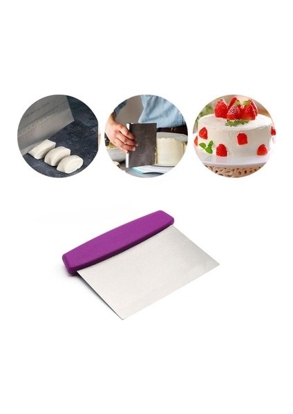 Çelik Hamur Kesme ve Kazıma Spatulası