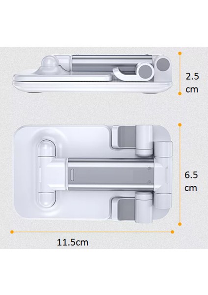 Katlanabilir Masaüstü Cep Telefonu ve Tablet Tutucu