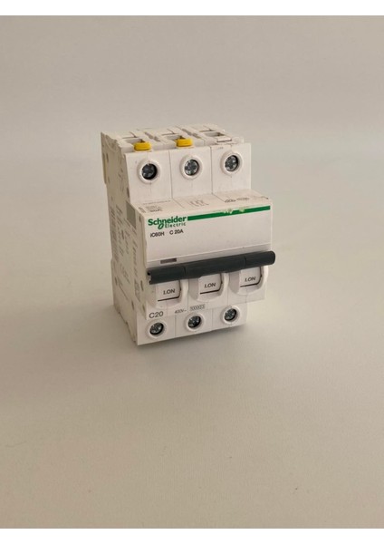 Electric IC60H 3 Kutup 20A 10KA Sigorta A9F07320 modelleri