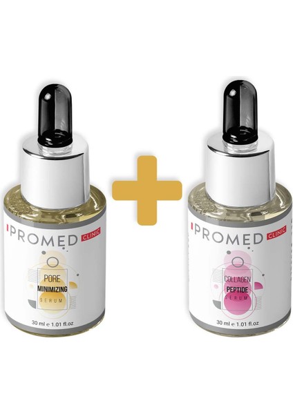 Küçültücü & Serum 30 ml + Peptit Serum 30 ml