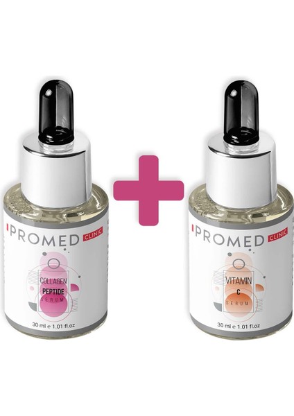 Peptit Serum 30 ml + C Vitamini ve Leke Serum 30 ml