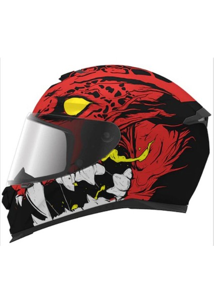 Eagle Sv Jaguar Gloss Red Full Face Motosiklet Kaskı fiyatları