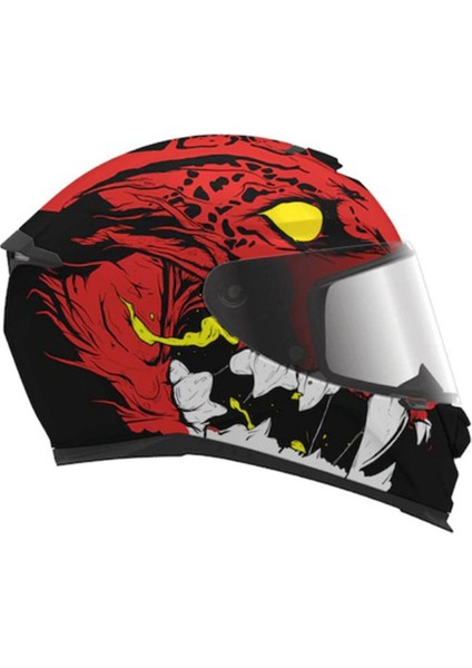 Eagle Sv Jaguar Gloss Red Full Face Motosiklet Kaskı modelleri