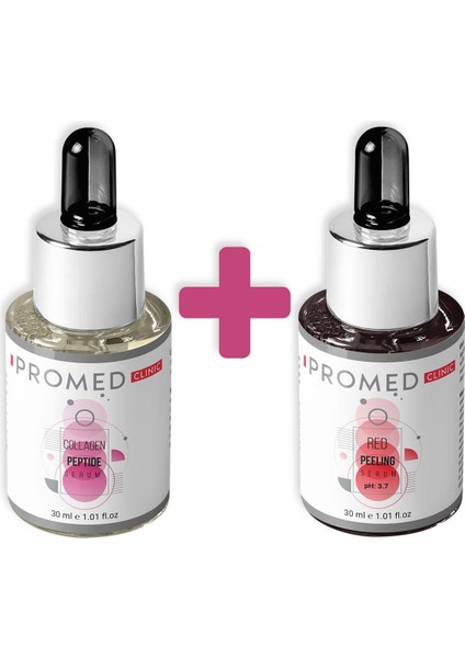Peptit Serum 30 ml + Cilt Kırmızı Peeling Serum 30 ml