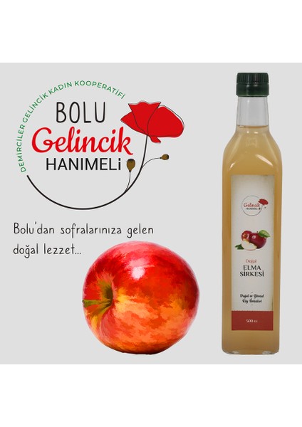 Elma Sirkesi 500 gr