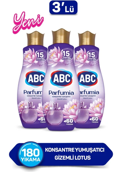 Abc Konsantre Yumuşatıcı Parfumia Gizemli Lotus 1440 ml x 3