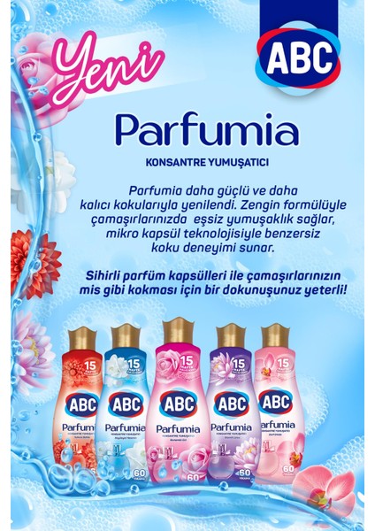 Abc Konsantre Yumuşatıcı Parfumia Gizemli Lotus 1440 ml x 3