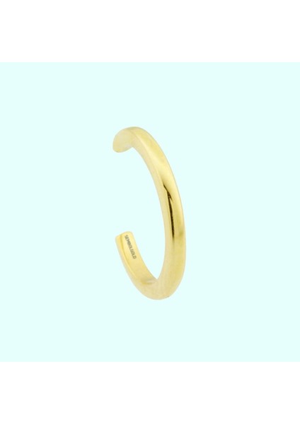 Altın Kıkırdak Küpe 14 Ayar Earcuff Sade