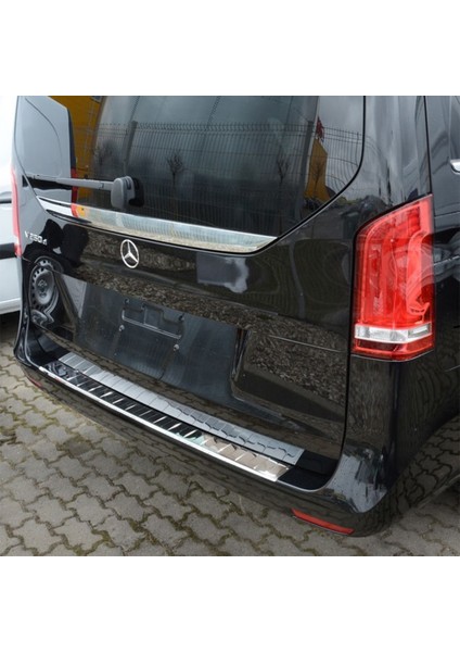 Mercedes Vito 447 Uyumlu Arka Tampon Üstü Krom Kaplama