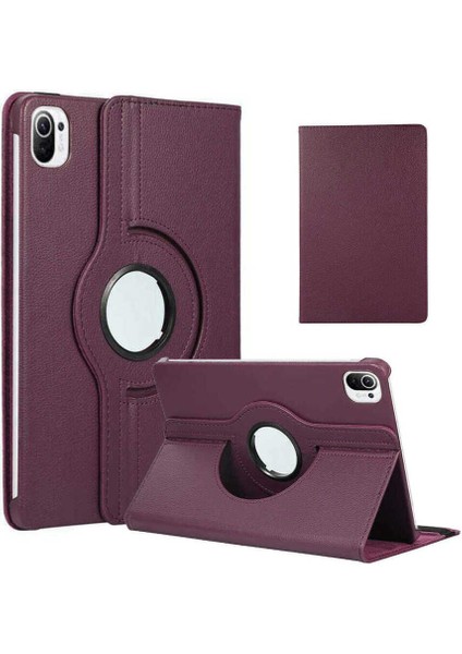 Xiaomi Mi Pad 5 Kılıf Dönebilen Standlı Kapaklı Kılıf + Nano Ekran Koruyucu