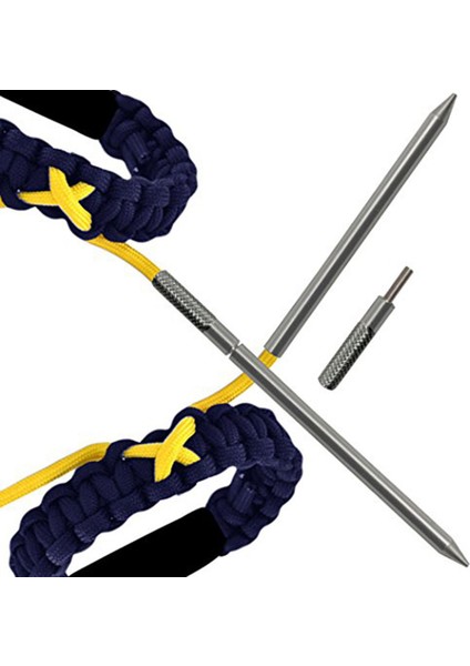 Premium Paracord Dikiş Seti Bağlantı Iğneleri Dizeleri Bilezik Aracı Için 6'lı (Yurt Dışından) indirimleri