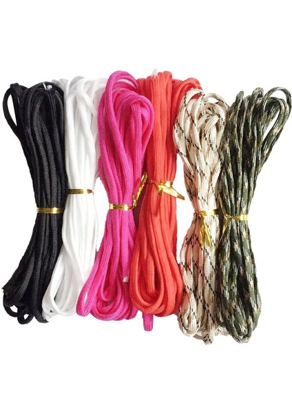6 Renkler 550 Paracord 7 Strands Paraşüt Kordon Halat Açık Ipi 5 M / Renk (Yurt Dışından)