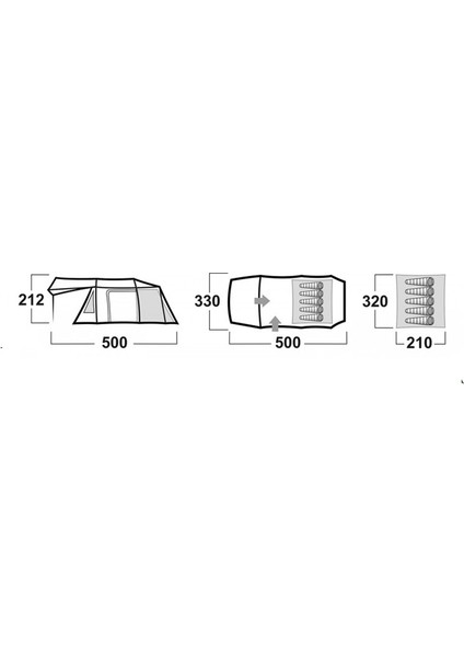 Caravan Yesıl 12 M² Dural Cadır