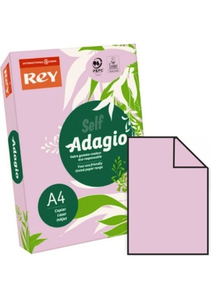Adagıo Renkli Fotokopi Kağıdı A-4 80 Gr.lavanta 500’LÜ