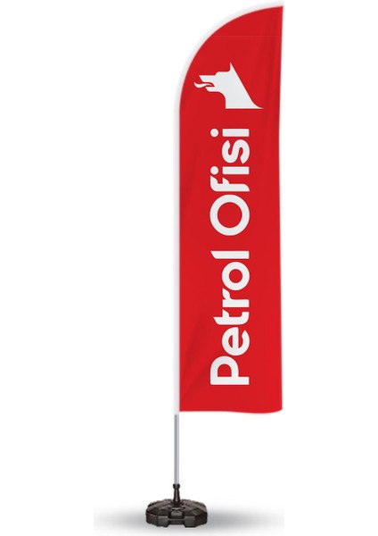 Petrol Ofisi Yönlendirme ve Tanıtım Yelken Bayragı