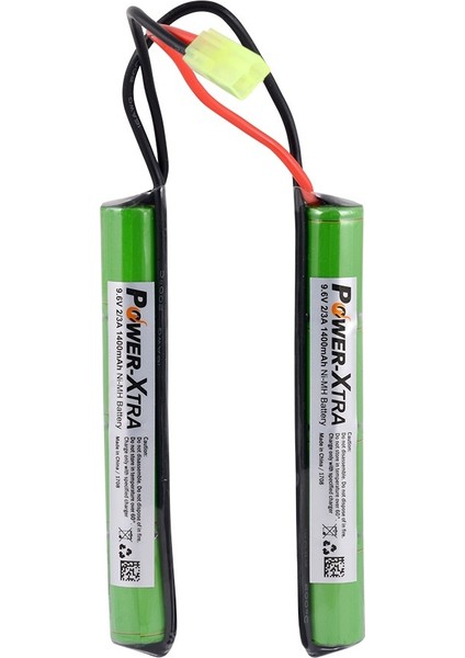 9.6V 1400MAH 2/3A Mini Tamiya Soketli Air Soft Gun Pili