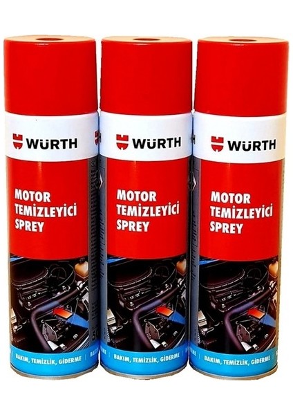 Hızlı Motor Temizleme Spreyi 500 ml 3 Lü Set