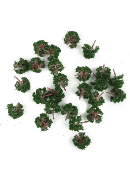 25 Adet Plastik Model Ağaçları 4 cm Dıy El Sanatları, Wargames, Savaş Oyun Manzarası Veya (Yurt Dışından) modelleri