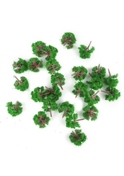 25 Model Ağaçlar Tren Demiryolu Bahçe Wargame Diorama Manzara Manzara 4 cm Z (Yurt Dışından)