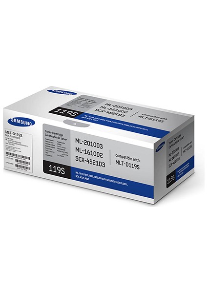 MLT-D119S Toner 2.000 Sayfa Siyah ML-161045212010 Modeli