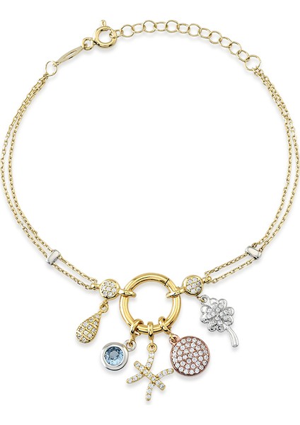 Balık Burcu Gümüş Bileklik BLTG.103