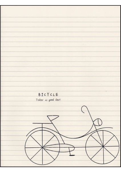 Morning 3196 A4 Pls. Kp. Gitar Desen Defter modelleri