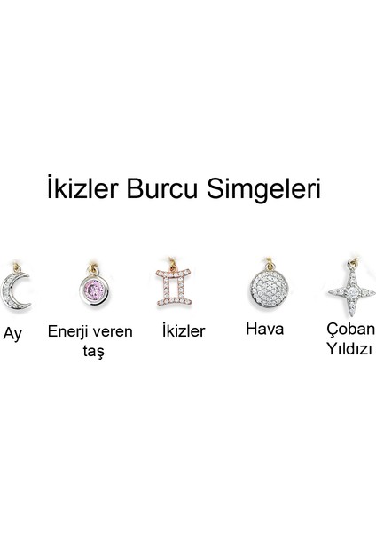 Ikizler Burcu Gümüş Bileklik BLTG.111 fiyatları