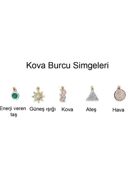 Kova Burcu Gümüş Bileklik BLTG.112 fiyatları