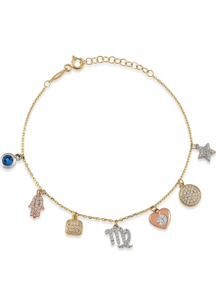 Başak Burcu Gümüş Bileklik BLTG.114